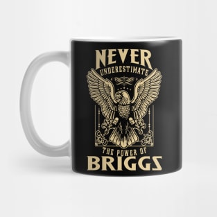 Never Underestimate The Power Of Briggs Mug